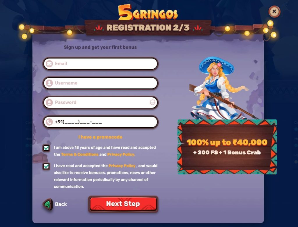5gringos casino bonus