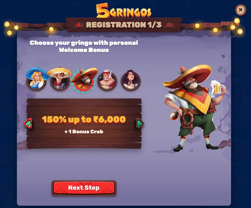 5gringos casino welcome bonus