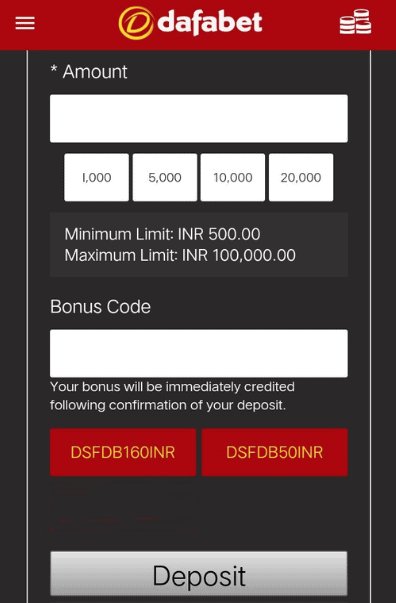 dafabet india bonus code