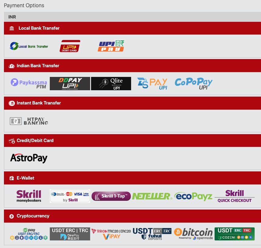 dafabet india deposit and withdrawal options