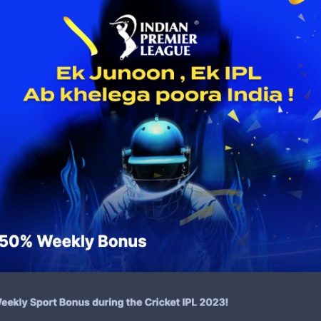 BetTilt Weekly Cricket Bonus for IPL 2023