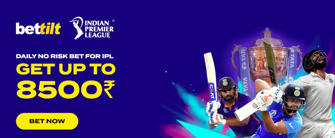 BetTilt Risk Free Bet for IPL 2023