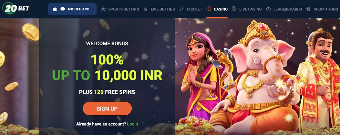 20BET Casino Bonus