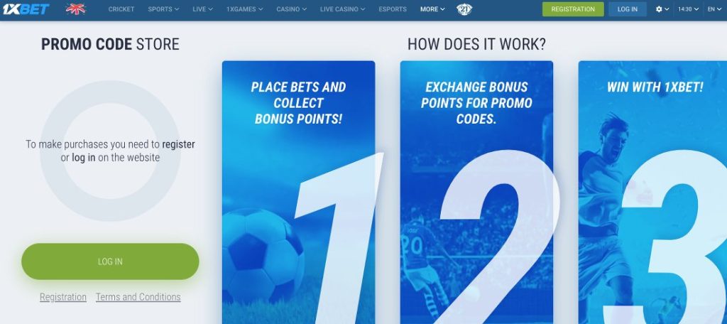 1xbet India promo code store