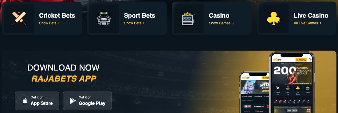 rajabets casino review India